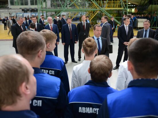 Prime Minister Dmitry Medvedev visits Volga Federal District