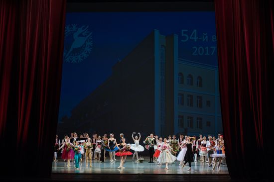 End of academic year at the Novosibirsk School of Choreography
