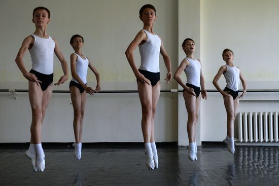 End of academic year at the Novosibirsk School of Choreography