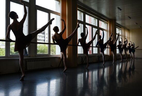End of academic year at the Novosibirsk School of Choreography