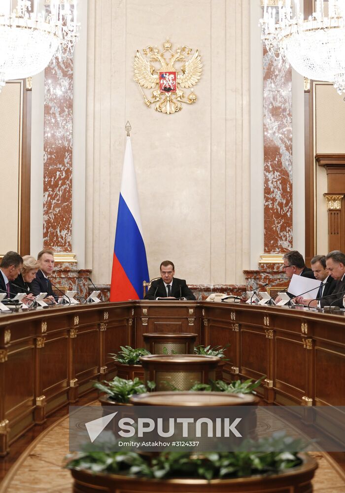 Russian Government meeting