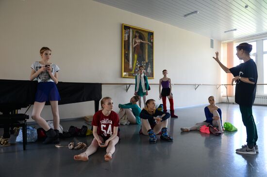 End of academic year at the Novosibirsk School of Choreography
