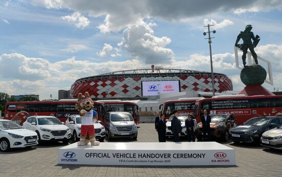 FIFA vehicle handover ceremony