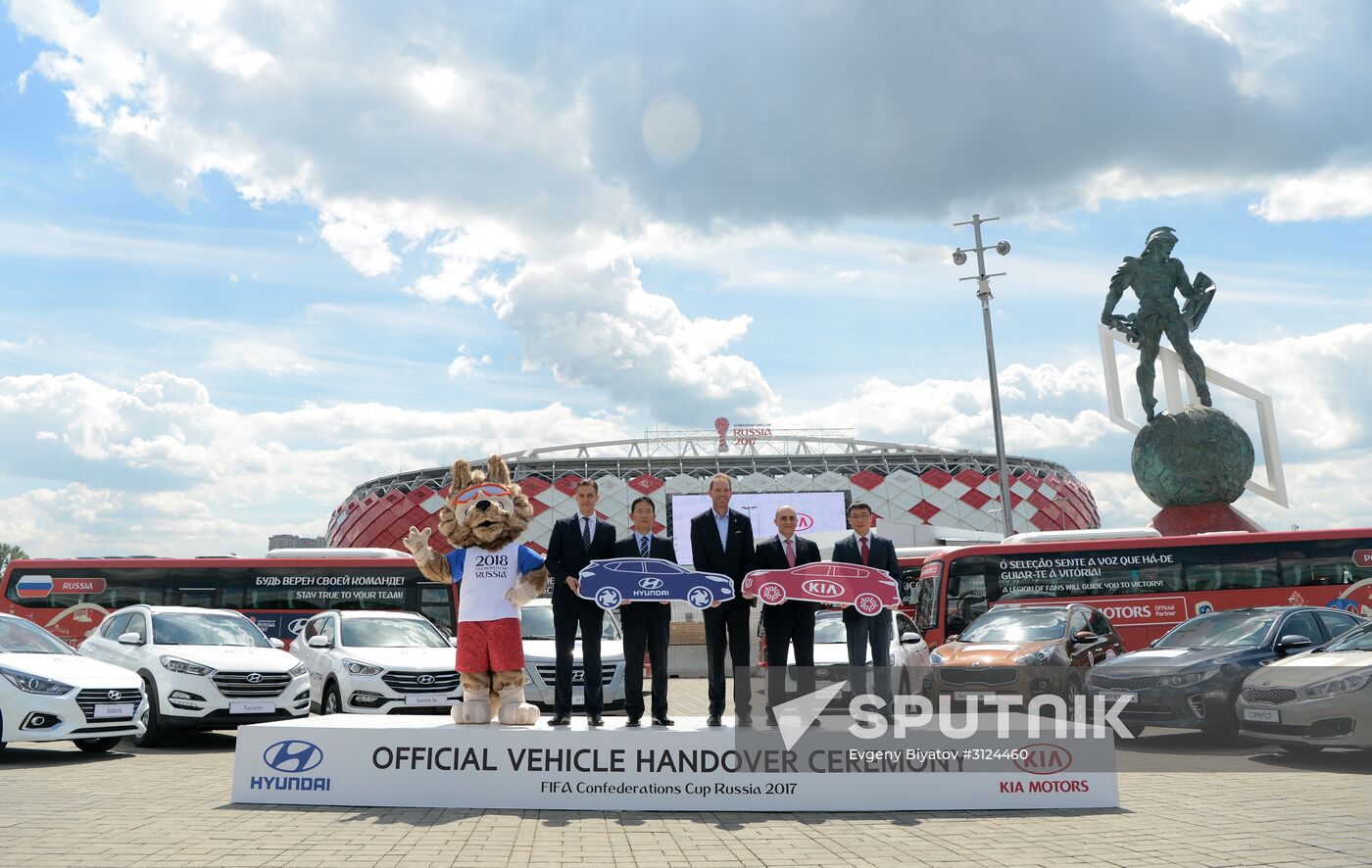 FIFA vehicle handover ceremony