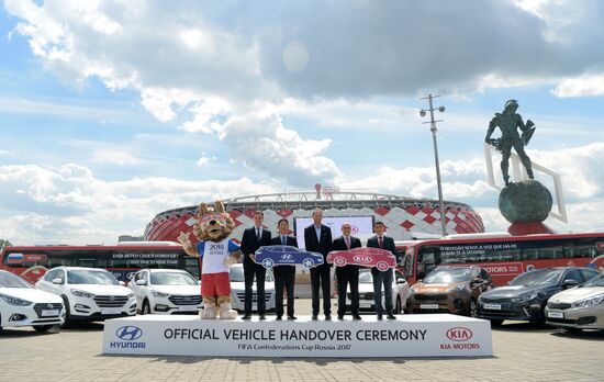 FIFA vehicle handover ceremony