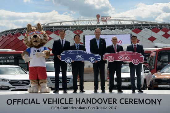 FIFA vehicle handover ceremony
