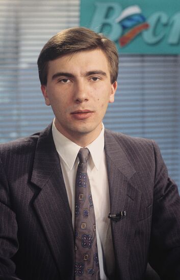 Newscaster Mikhail Ponomaryov
