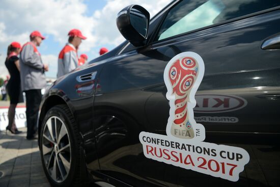 FIFA vehicle handover ceremony