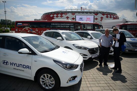 FIFA vehicle handover ceremony