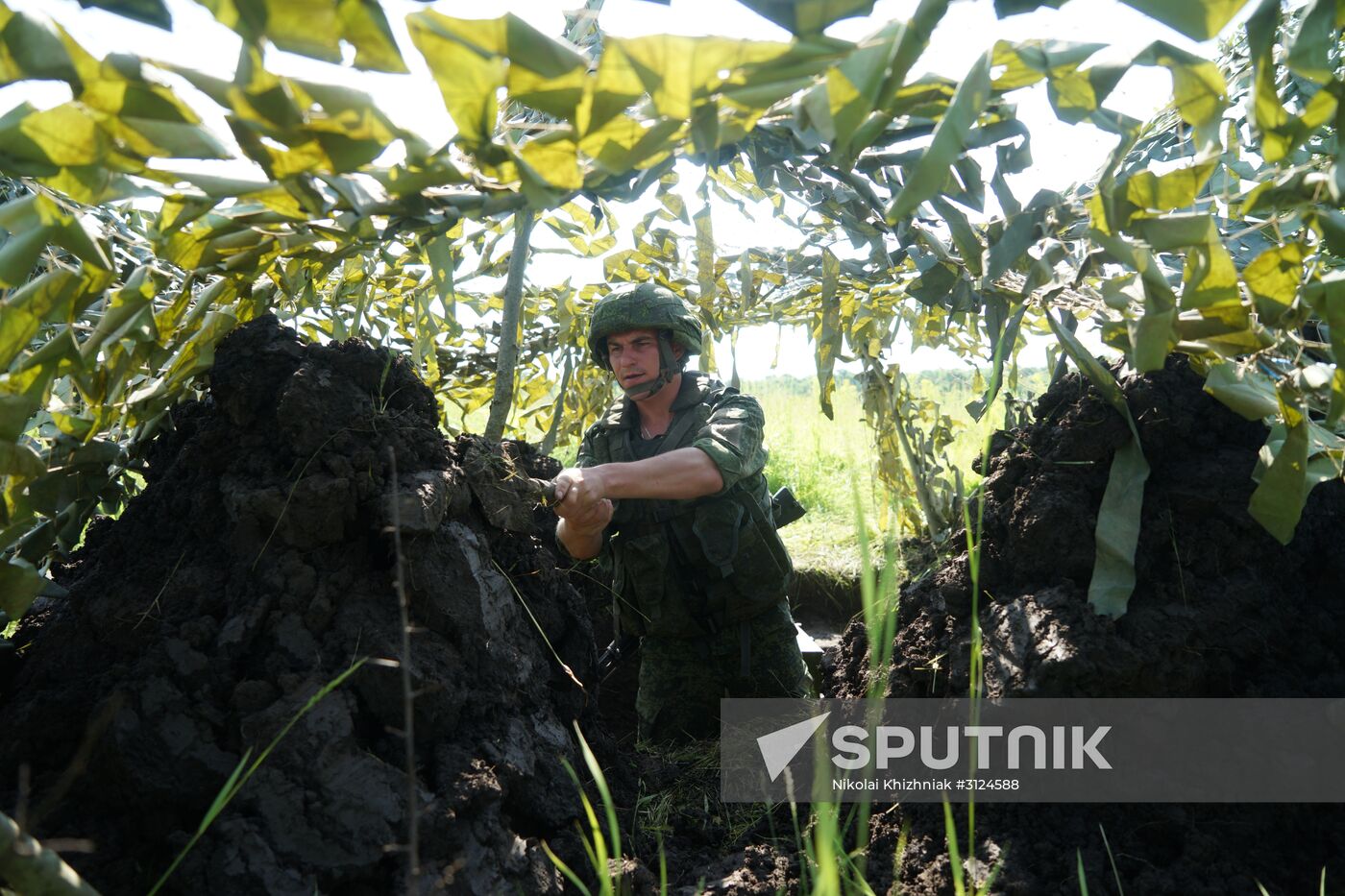 Marine Corps exercises in Krasnodar Territory