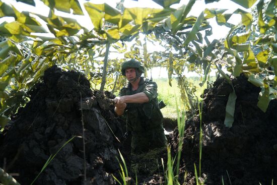 Marine Corps exercises in Krasnodar Territory