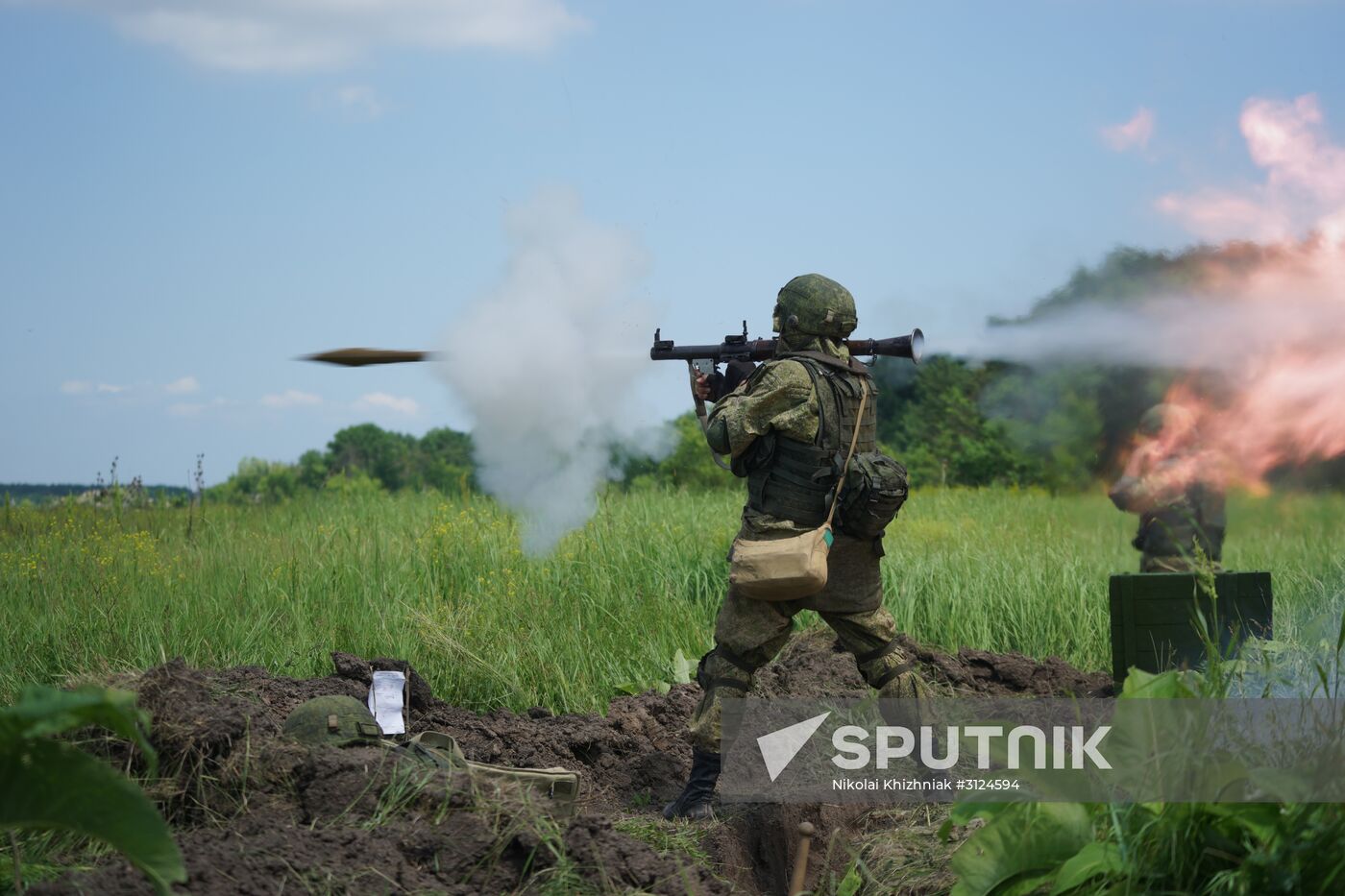 Marine Corps exercises in Krasnodar Territory