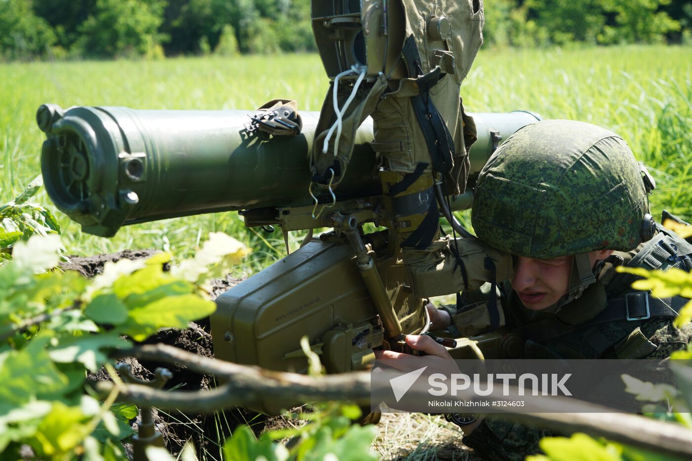 Marine Corps exercises in Krasnodar Territory