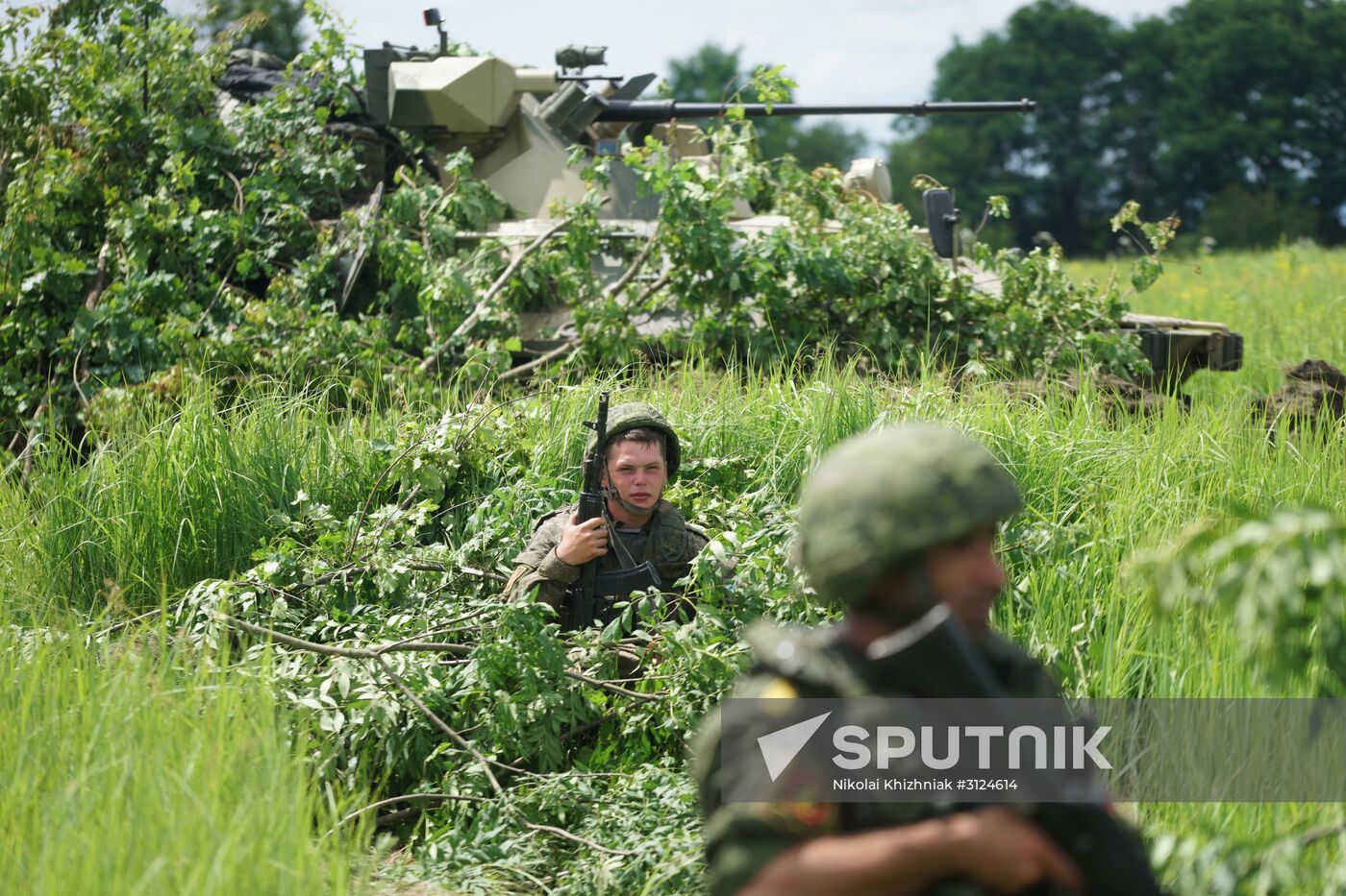 Marine Corps exercises in Krasnodar Territory