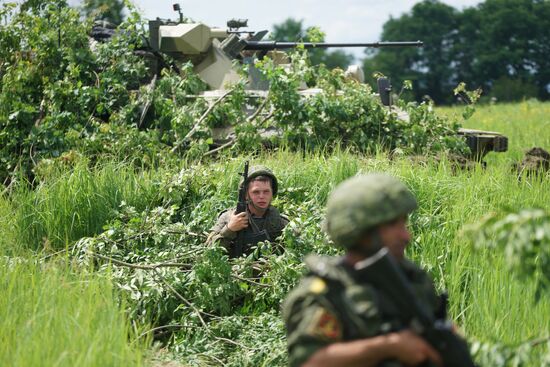 Marine Corps exercises in Krasnodar Territory