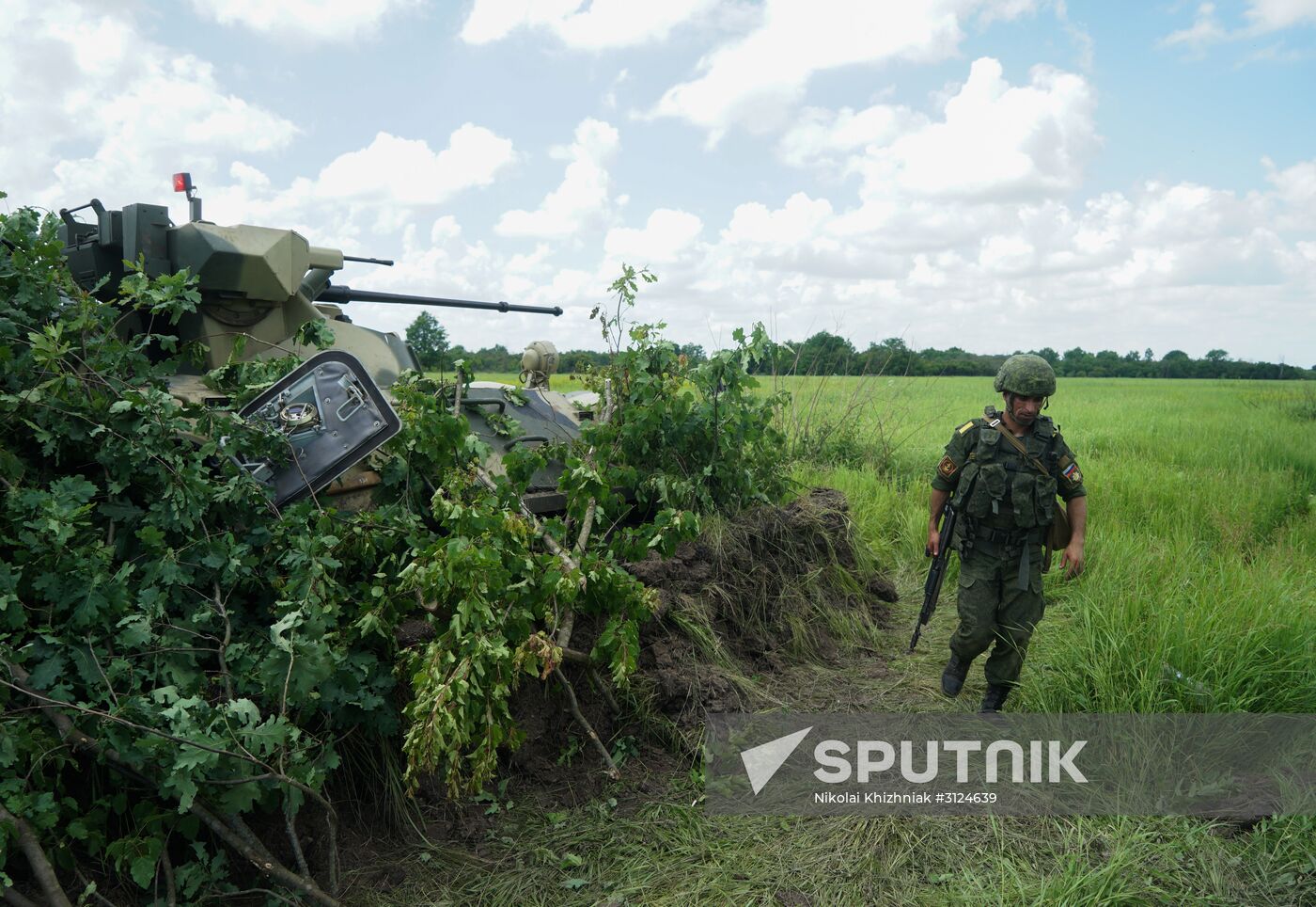 Marine Corps exercises in Krasnodar Territory