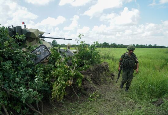 Marine Corps exercises in Krasnodar Territory