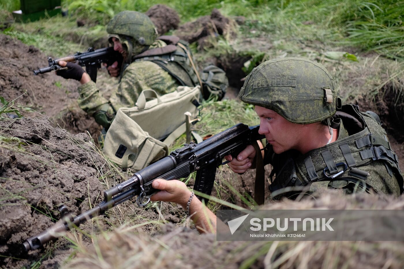 Marine Corps exercises in Krasnodar Territory