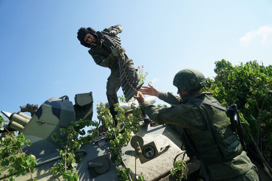 Black Sea Fleet marines' drill in Krasnodar Territory