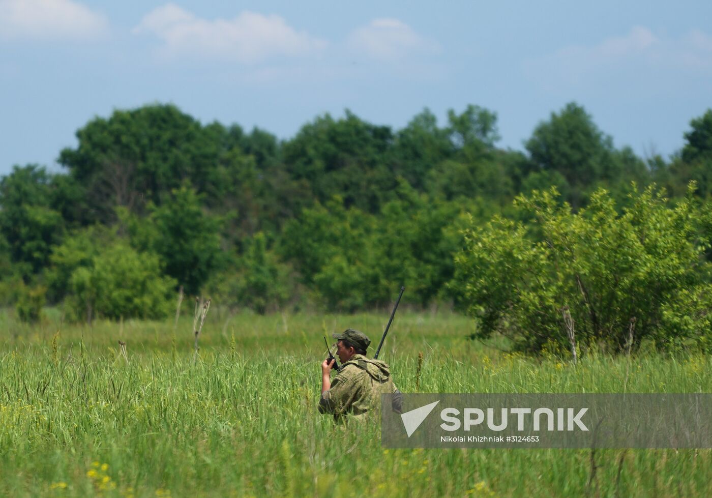 Russian Marines exercise in the Krasnodar Territory