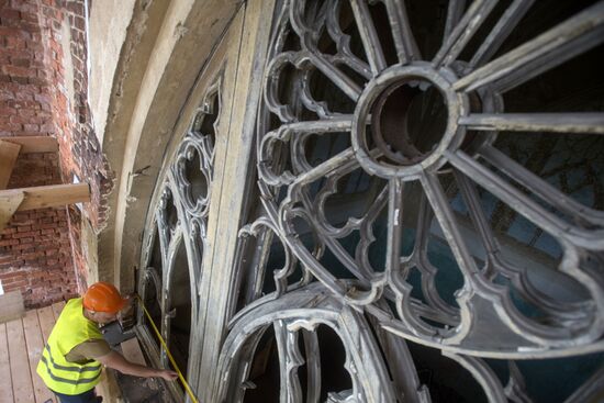 Restoration works in Tsarskoye Selo museum and reserve