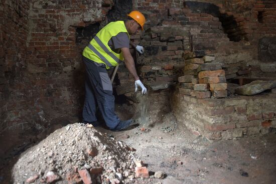 Restoration works in Tsarskoye Selo museum and reserve