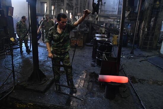 Ammunition plant in Safira, Aleppo province