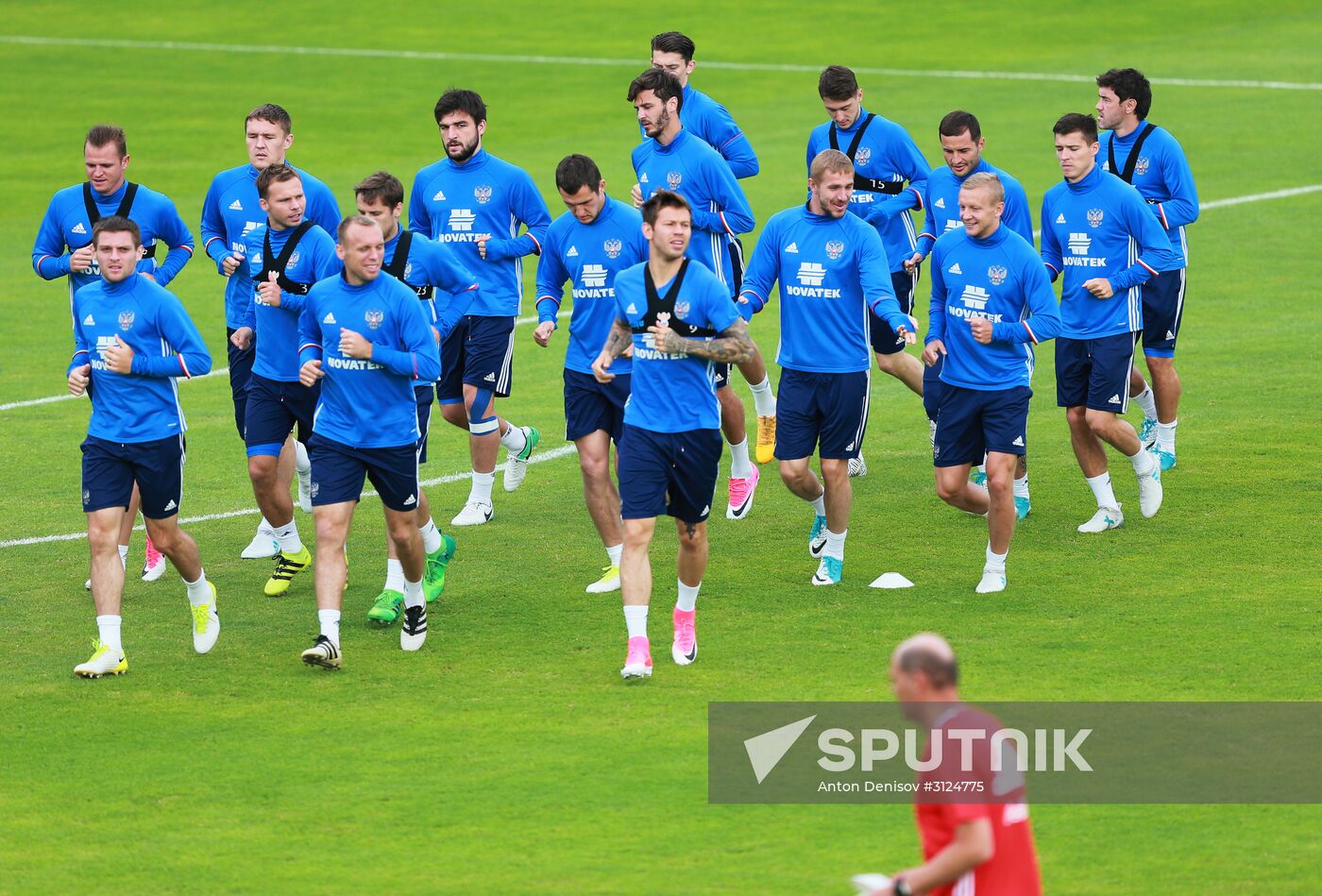 Football. Russian national team training