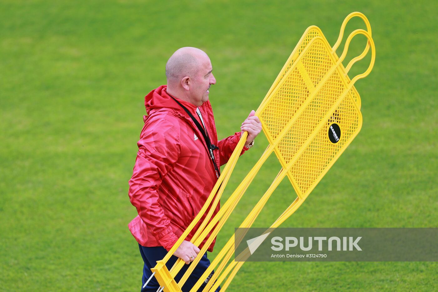 Football. Russian national team training