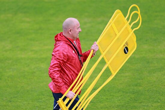 Football. Russian national team training