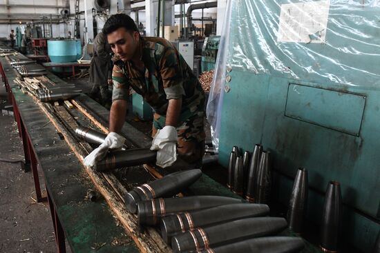 Ammunition production facility in Safira, Aleppo