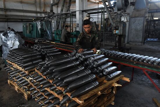 Ammunition production facility in Safira, Aleppo