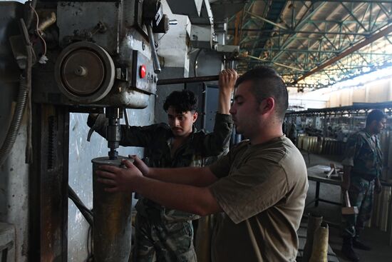 Ammunition production facility in Safira, Aleppo
