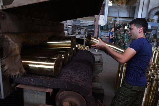 Ammunition production facility in Safira, Aleppo