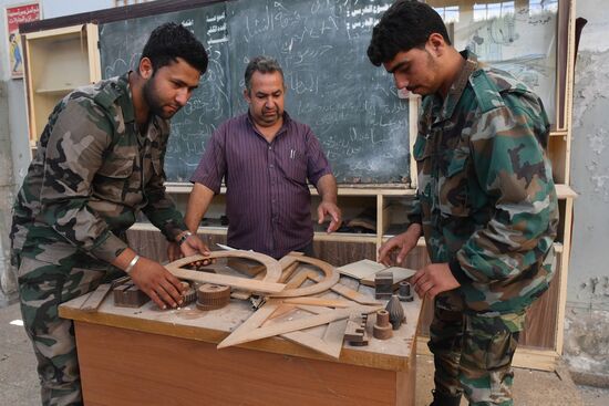 Vocational training facility in Sfiro, Aleppo Province