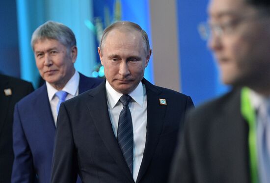 President Vladimir Putin's visit to Kazakhstan. Day two