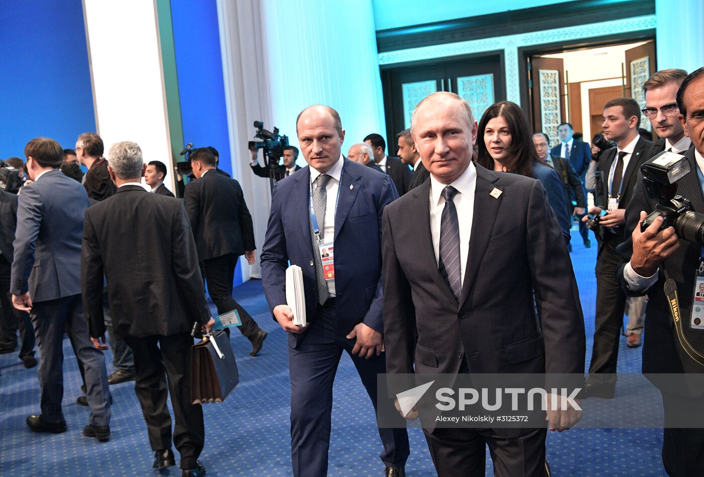 President Vladimir Putin's visit to Kazakhstan. Day two