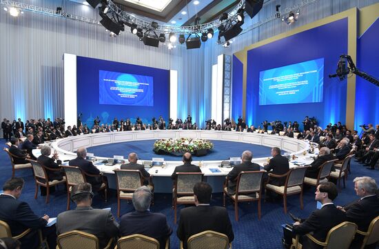 President Vladimir Putin's visit to Kazakhstan. Day two