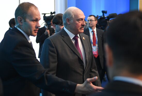 President Vladimir Putin's visit to Kazakhstan. Day two