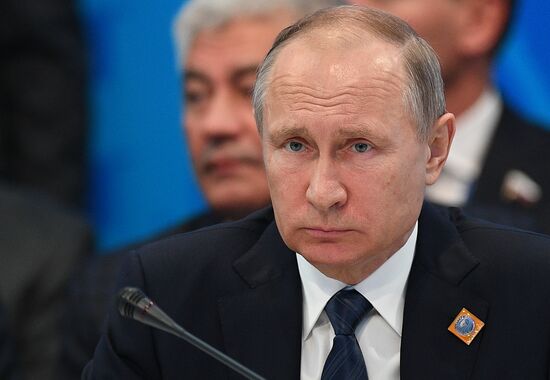 President Vladimir Putin's visit to Kazakhstan. Day two
