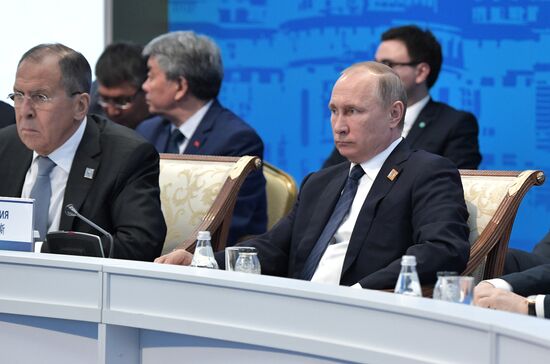 President Vladimir Putin's visit to Kazakhstan. Day two