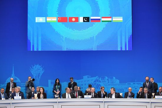 President Vladimir Putin's visit to Kazakhstan. Day two