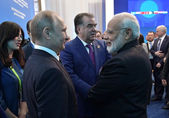 President Vladimir Putin's visit to Kazakhstan. Day two