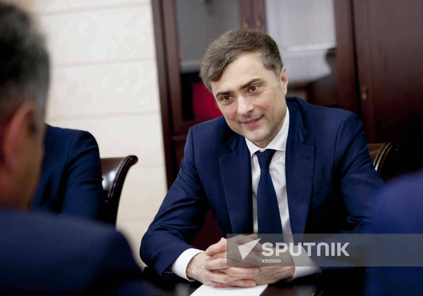 Russian President's Aide Surkov visits Tskhinvali