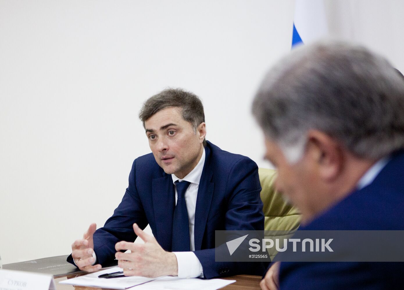 Russian President's Aide Surkov visits Tskhinvali