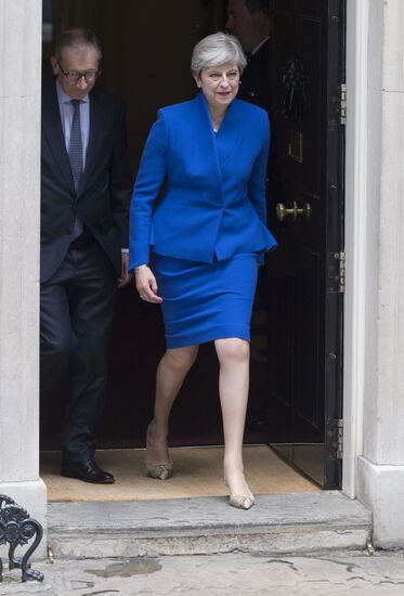 Theresa May claims she has permission to form new government