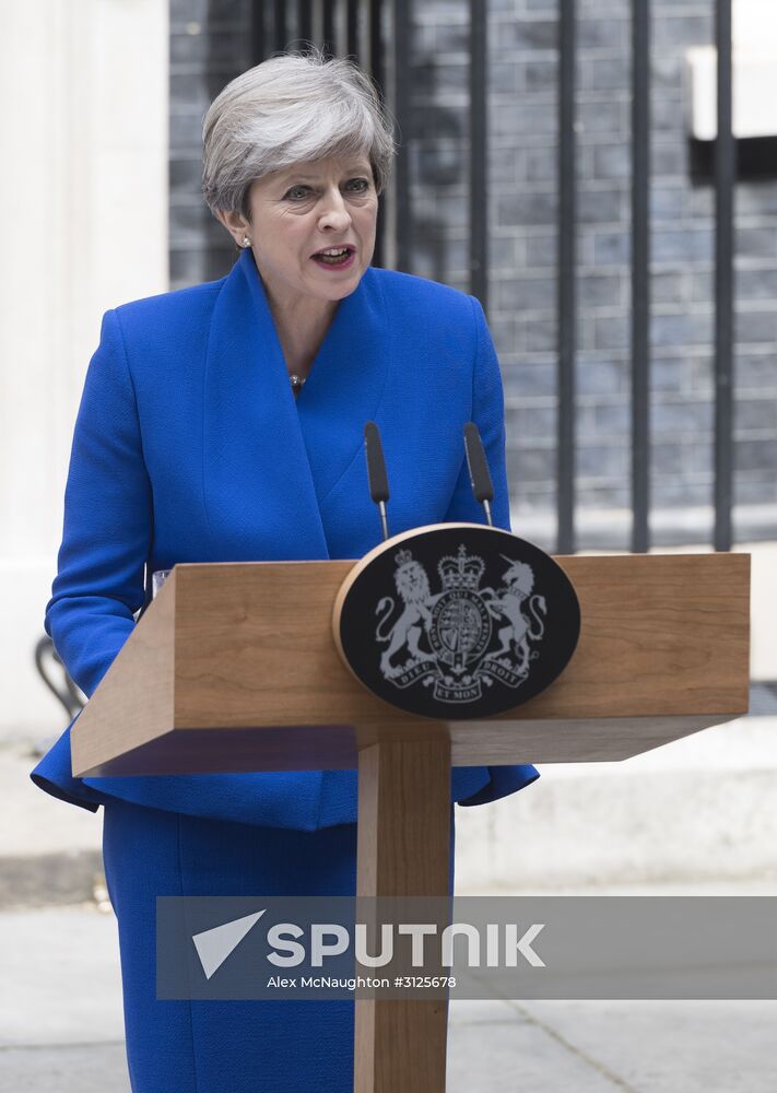 Theresa May claims she has permission to form new government