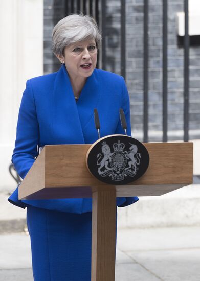 Theresa May claims she has permission to form new government