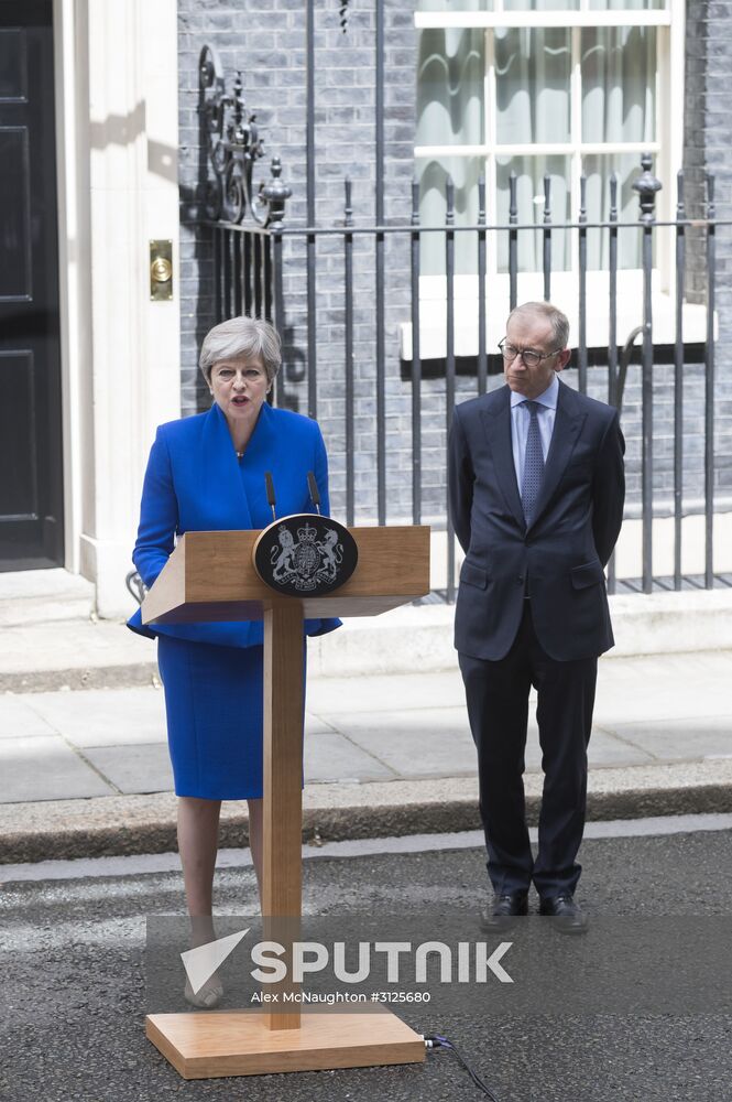 Theresa May claims she has permission to form new government