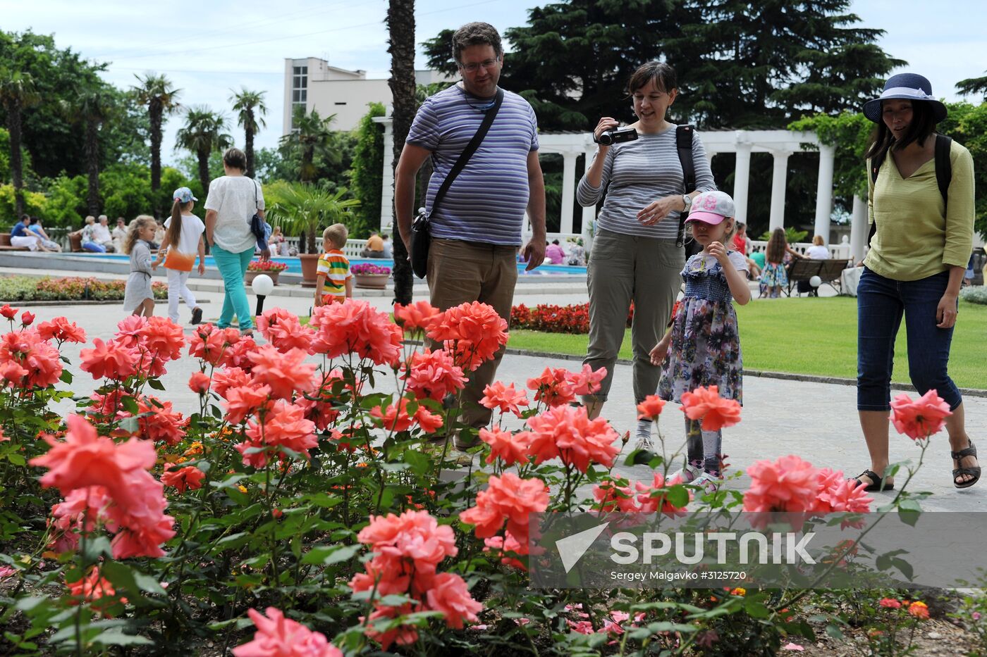 Rose Waltz, Dinosaurs in Crimea exhibitions unveiled in Nikitsky Botanical Garden